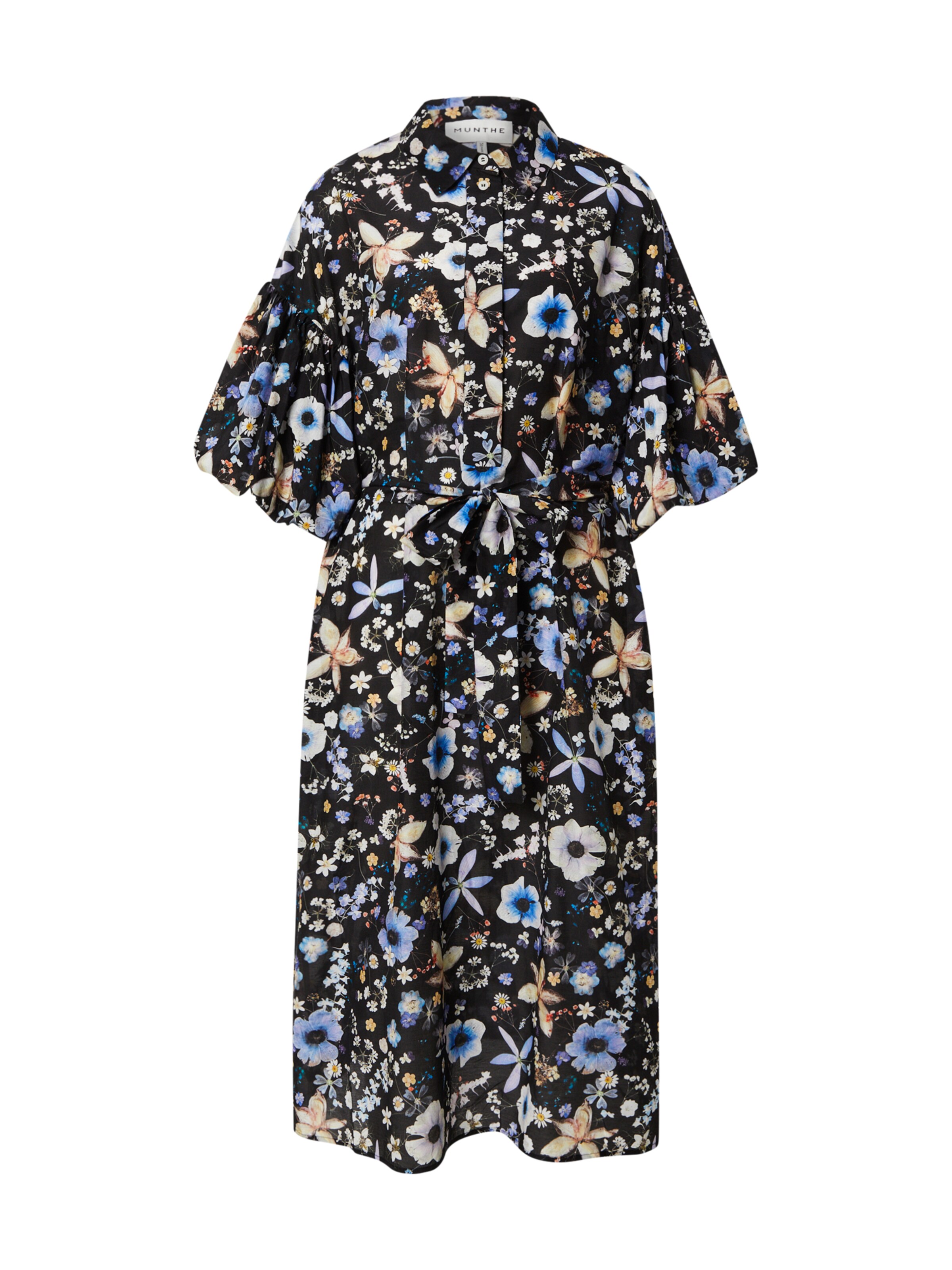 Munthe Šaty 'PALMETTO' – černá: přední strana