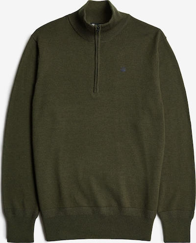 G-STAR Pullover 'Premium Core Half Zip Knit' in L in grau, Produktansicht