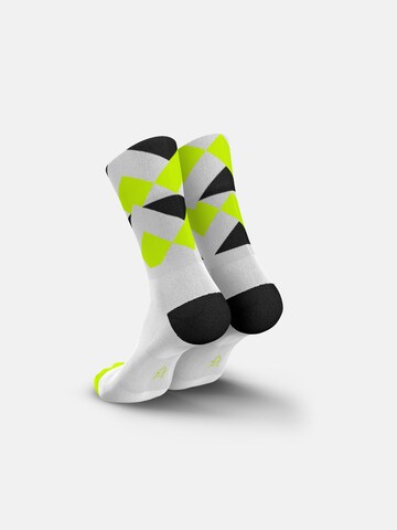 INCYLENCE Athletic Socks 'PEAKS' in Yellow