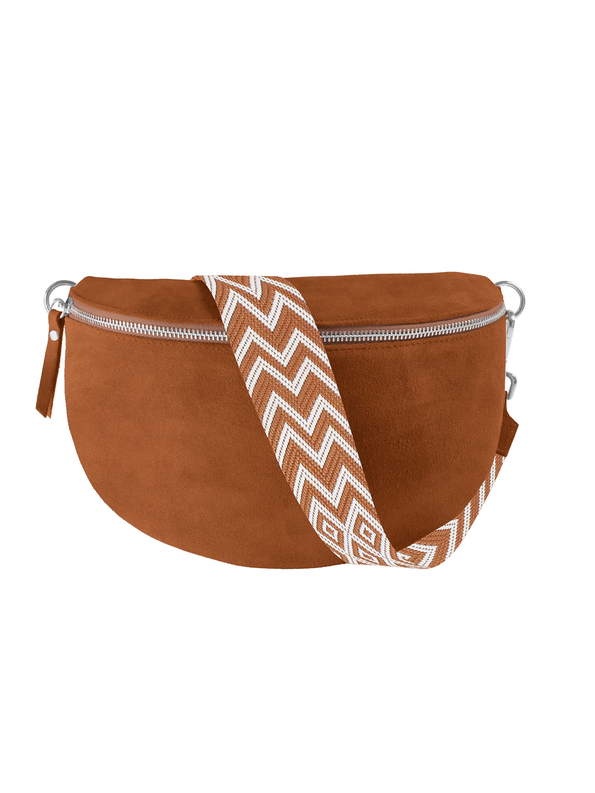 lePelou Gürteltasche 'NOA large'‌‌‌‌‌ in Braun: Vorderseite