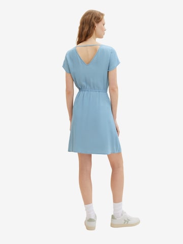 TOM TAILOR DENIM Letní šaty – modrá