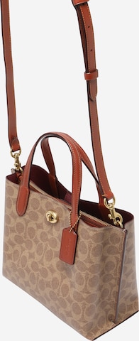 COACH Shopper in Brown: front