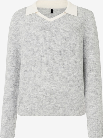 ONLY Пуловер 'ONLAZU' в сиво: отпред