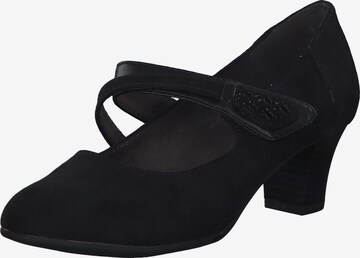 JANA Slingback Pumps in Black: front