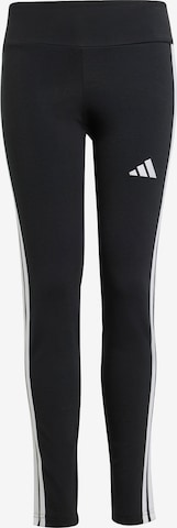 ADIDAS SPORTSWEAR Скинни Спортивные штаны 'Essentials' в Черный: спереди