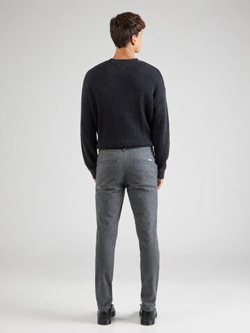 JJ Rebel Slimfit Παντελόνι τσίνο 'JREBMICHAEL' σε γκρι