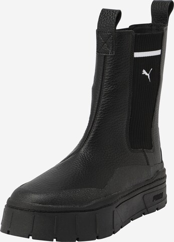 PUMA Chelsea Boots 'Mayze Stack' in Black: front