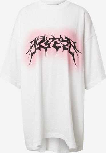 WEEKDAY Oversized paita värissä roosa / musta / valkoinen, Tuotenäkymä