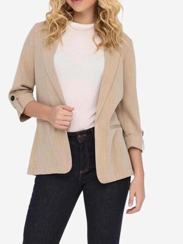 Blazer 'Onlmarsa ¾ Wvn Noos 15308084' di ONLY in beige: frontale