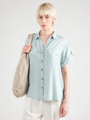 VERO MODA Bluse 'VMBUMPY' in Grün: Vorderseite