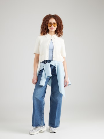 FRAME Wide leg Jeans 'THE STROLL' in Blauw