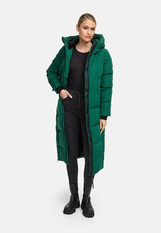 MARIKOO Płaszcz zimowy 'Honiaa XVI' w kolorze zielony