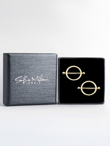 Sofia Milani Ohrringe 'Circle'‌‌‌‌ in Gold