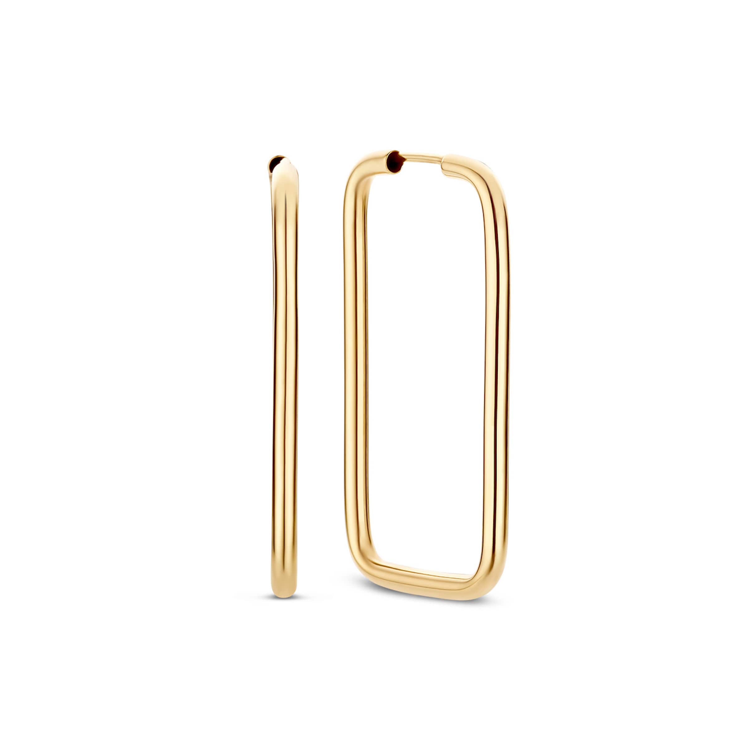 Beloro Jewels Earrings in Gold: front