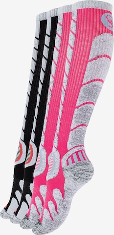 Chaussettes de sport Stark Soul en rose : devant