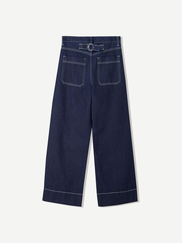 Bershka Flared Jeans in Blue