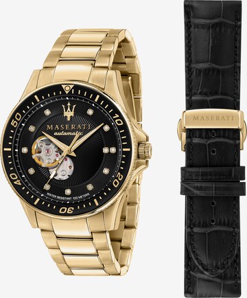 Maserati Analog Watch 'Sfida' in Gold