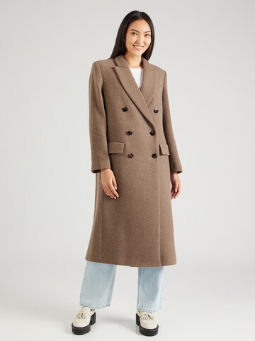 Sisley Between-Seasons Coat in Beige: front