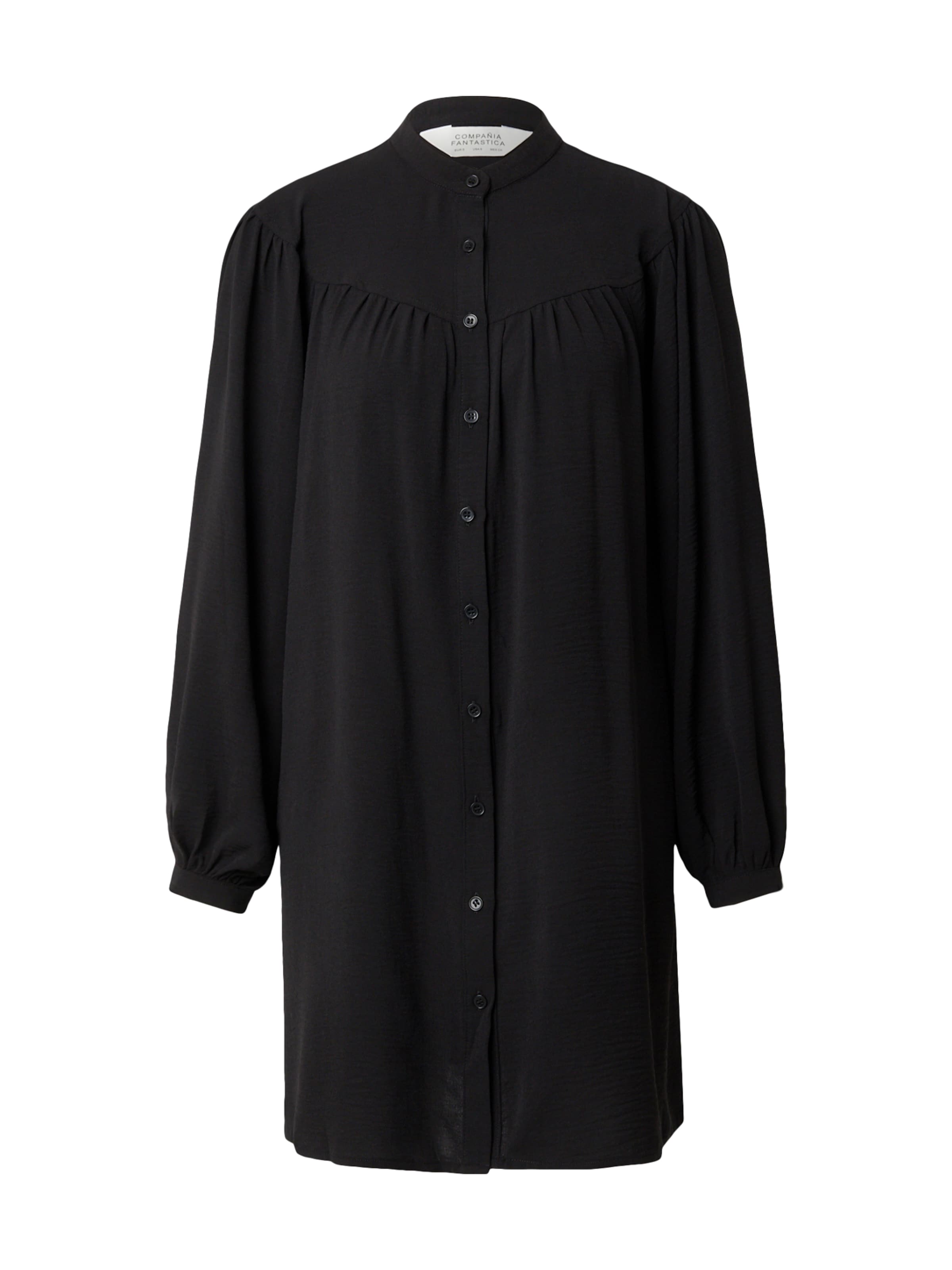 Robe-chemise Compania Fantastica en noir : devant