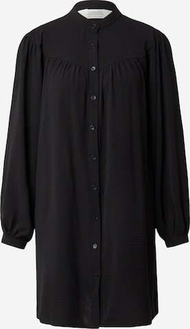 Rochie tip bluză de la Compania Fantastica pe negru: față