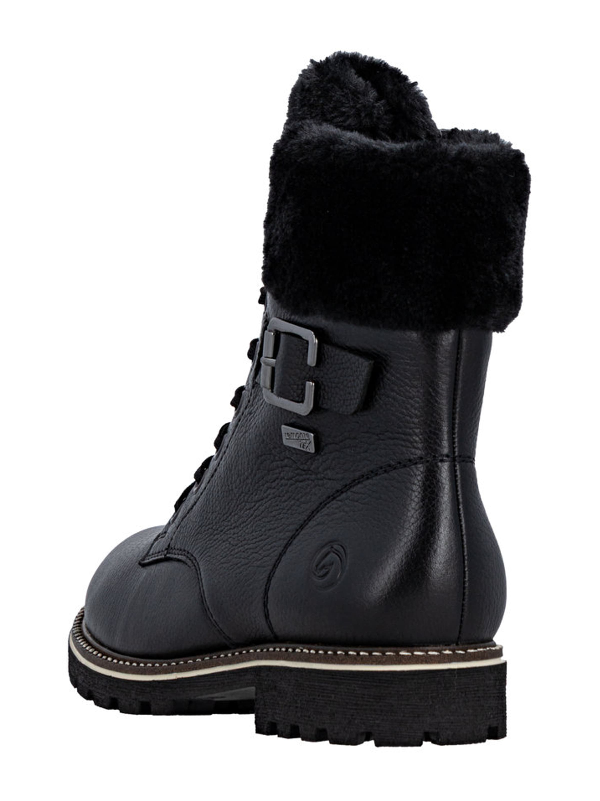 REMONTE Lace-up bootie in Black