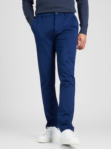 BLEND Regular Chino Pants 'Bhlangford' in Blue: front