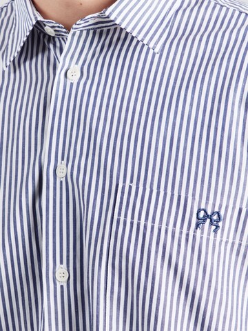 Coupe regular Chemise 'Vit' Soulland en bleu