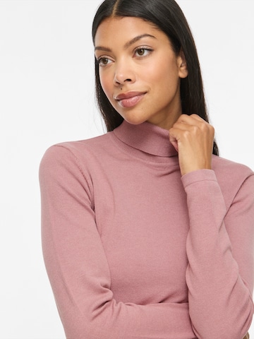 VILA Sweater 'VIMALU' in Pink