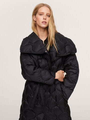 MANGO Winter Coat 'Drile' in Black