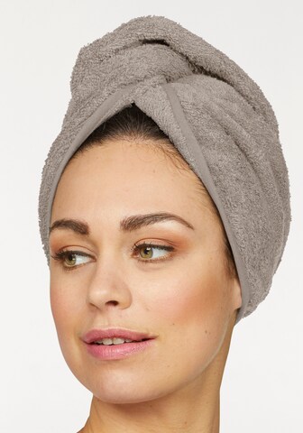 MY HOME Towel in Grey: front