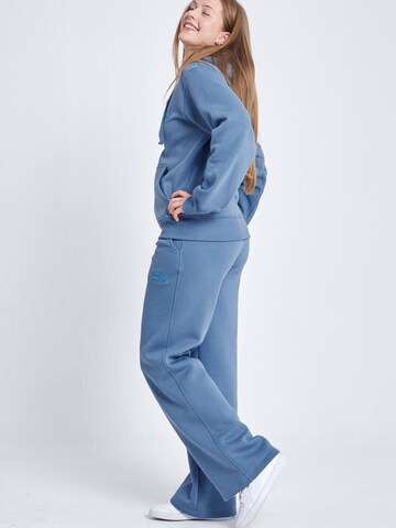 SPORTKIND Flared Sportbroek 'Sweatpants Baumwolle' in Blauw