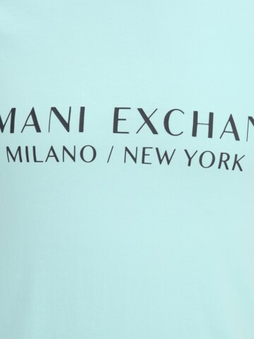 ARMANI EXCHANGE Regularny krój Koszulka '8NZT72' w kolorze zielony