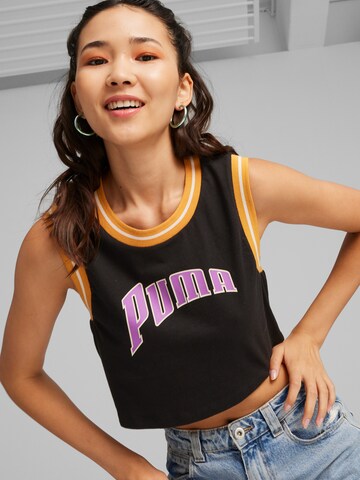 PUMA Top in Black: front
