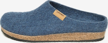 Stegmann Clogs 'RE Filz' in Blau: Vorderseite