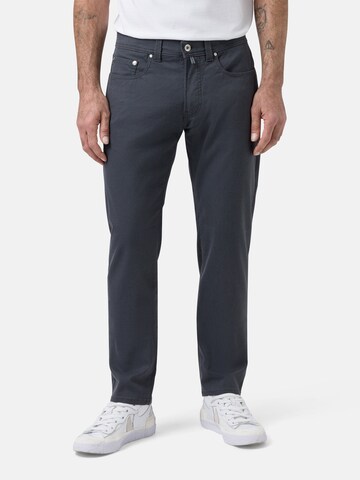 PIERRE CARDIN Regular Pants 'Futureflex Lyon' in Grey: front