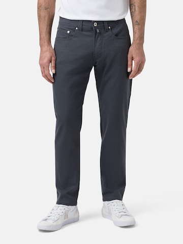 PIERRE CARDIN Regular Pants 'Futureflex Lyon' in Grey: front