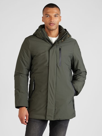 Veste fonctionnelle Lindbergh en vert : devant