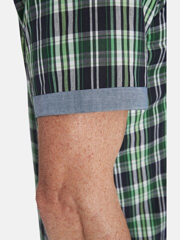 Jan Vanderstorm Comfort fit Button Up Shirt ' Jonfinn ' in Blue