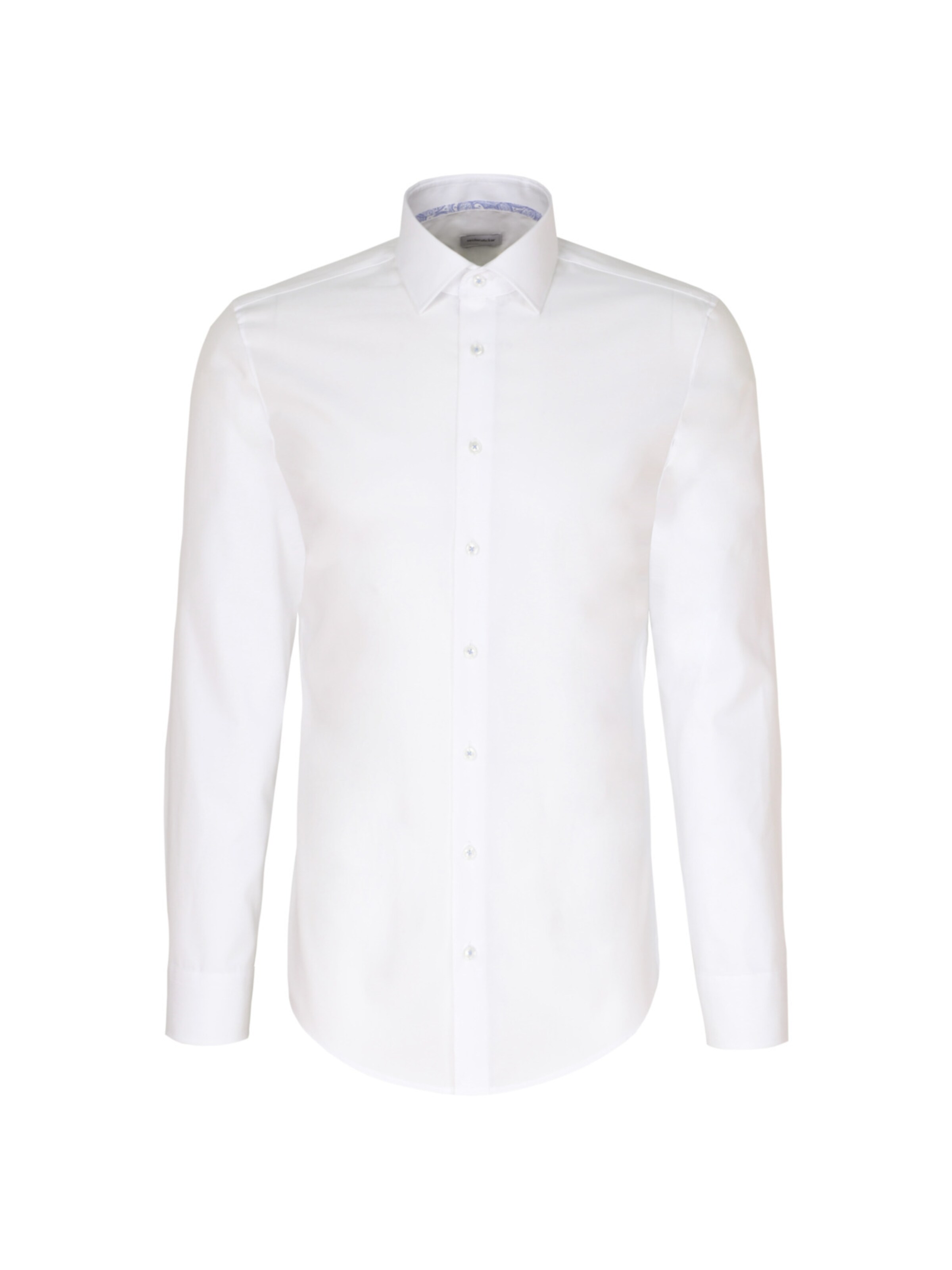 Coupe slim Chemise business ' SMART ESSENTIALS ' SEIDENSTICKER en blanc : devant