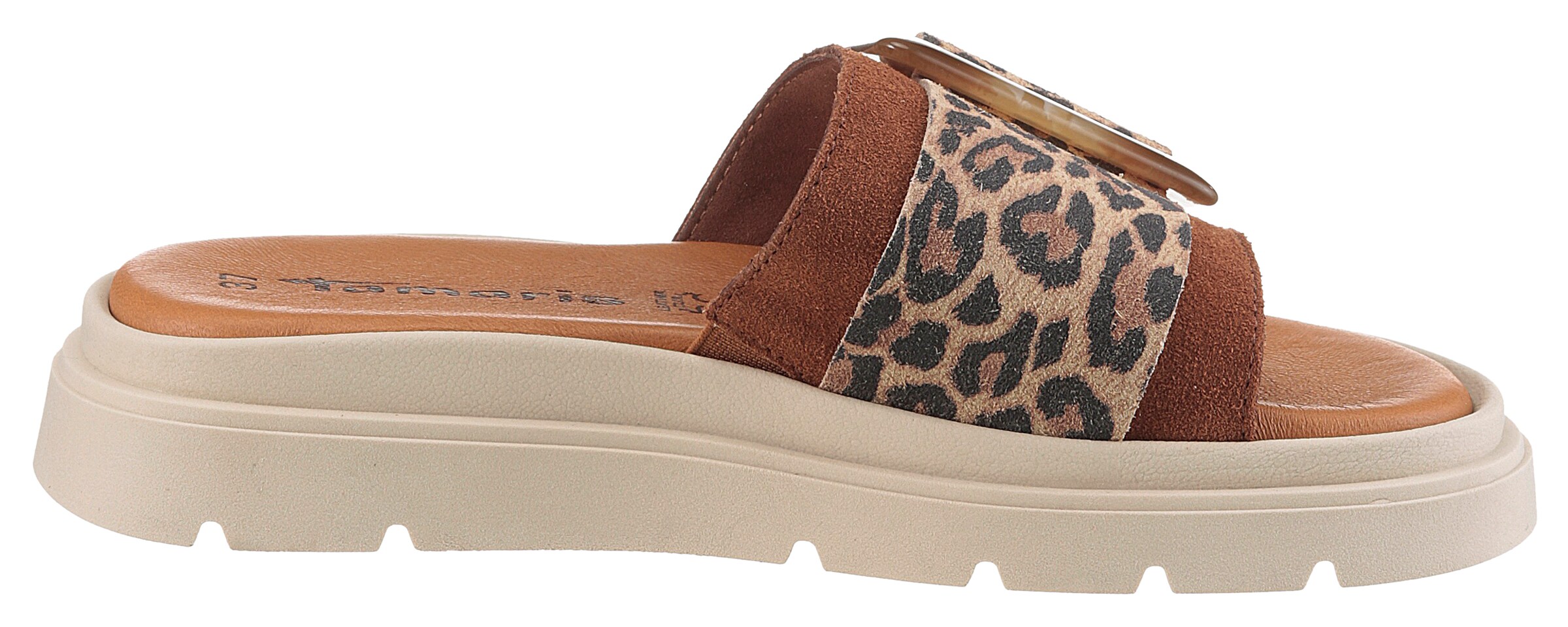 Tamaris Mules in Brown