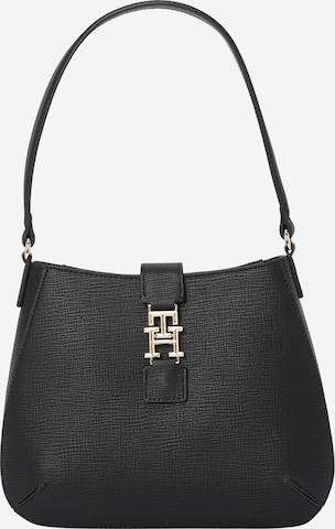 TOMMY HILFIGER Schultertasche in Schwarz