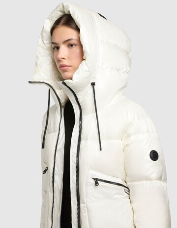 khujo Winter Jacket 'LUNA' in White