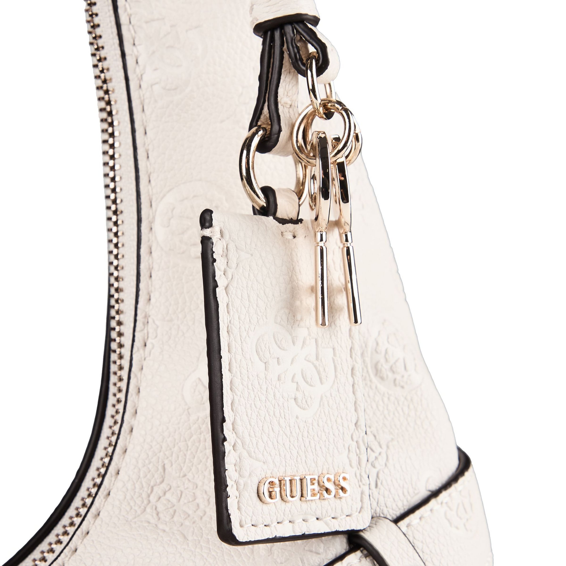 GUESS Schultertasche 'Ella' in Weiß