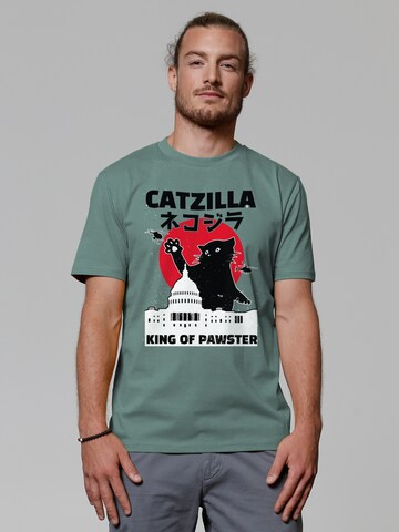 Maglietta di Watapparel in verde: frontale