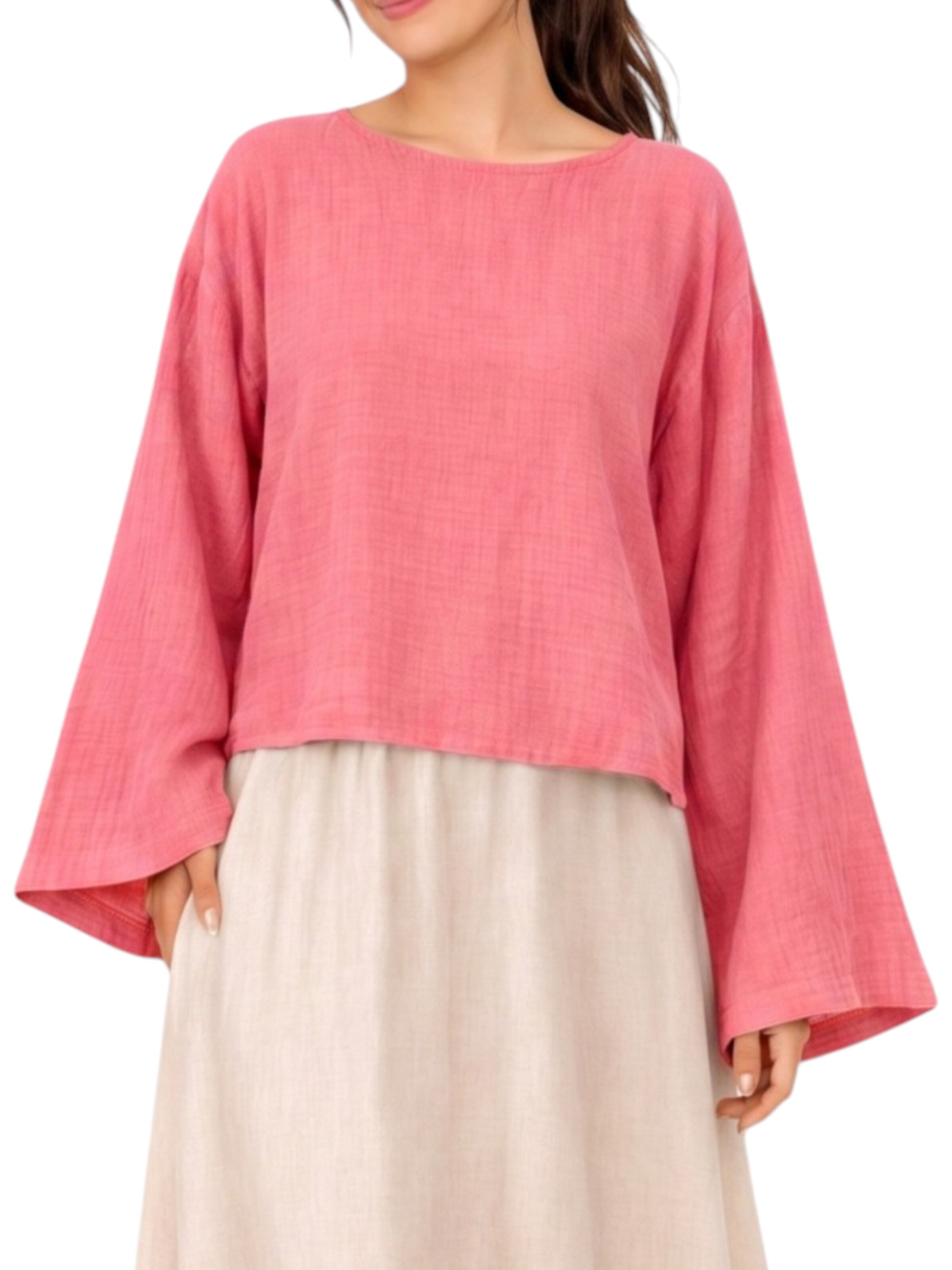 WENOR Bluse 'AVELOA'‌‌‌‌‌‌‌‌‌ in Pink: Vorderseite