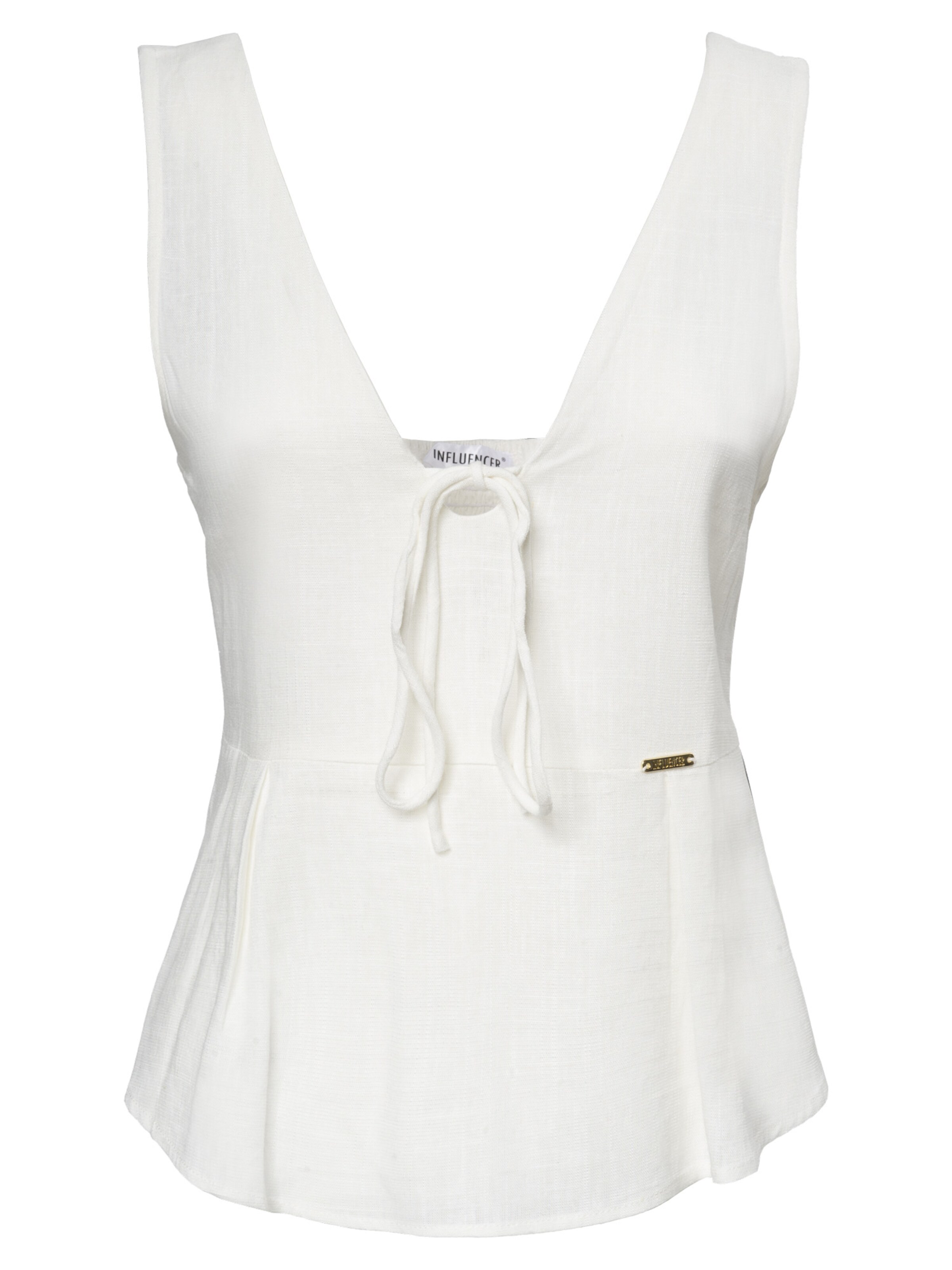 Top de la Influencer pe alb: față