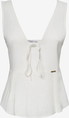 Top de la Influencer pe alb: față