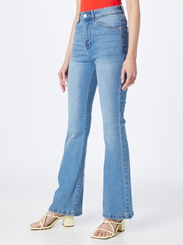 Denim Project Flared Jeans 'Caro' in Blauw: voorkant