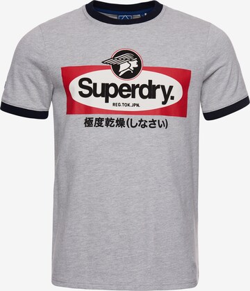 Superdry Shirt 'American Classic Ringer' in Grau: predná strana