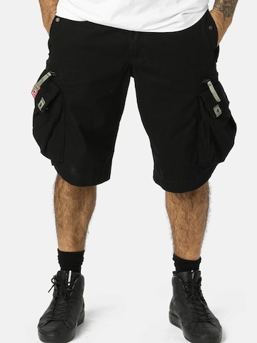 Molecule Regular Cargobroek 'BAGGY' in Zwart: voorkant
